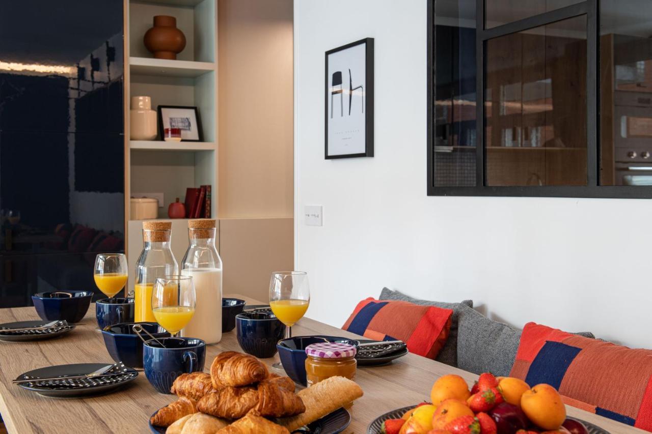 New - Appt Style Le Corbusier Avec Balcon - 8 Pers Apartment Paris Exterior photo